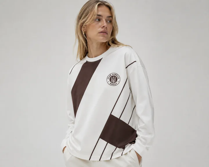 Custom long-sleeve sports shirt